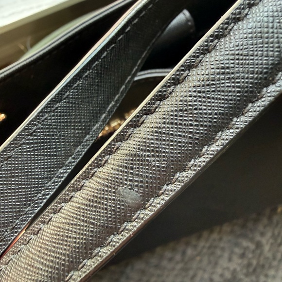 Michael Kors Black Tote with Gold Chain - Picture 12 of 12